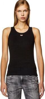 Diesel Tanktop met geborduurde D-patch Black Dames - Foto 5