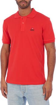 Diesel Klassiek poloshirt met korte mouwen Red Heren
