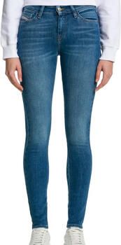 Diesel Damesjeans met knoop en rits Blue Dames - Foto 7