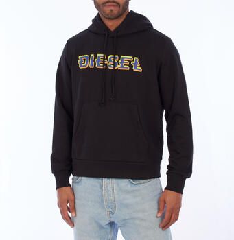 Diesel Stedelijke Hoodie met Verstelbare Capuchon Black Heren
