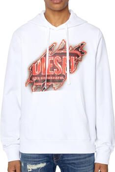 Diesel S-get-hood-e8 hoody Wit Heren