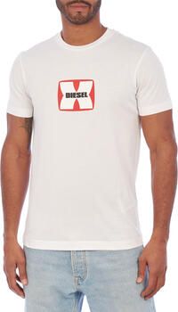 Diesel Elegante ronde hals bedrukt T-shirt White Heren - Foto 5