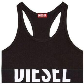Diesel Bra Ufsb-Cotton-Race-Bralette Black Dames