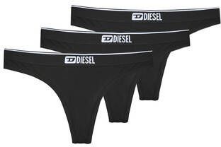Diesel Zijden Slip Set Black Dames