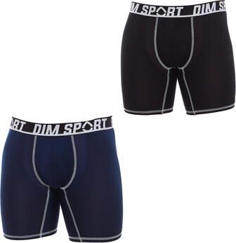 Dim Boxers SPORT BOXER LONG MICROFIBRE PACK X2