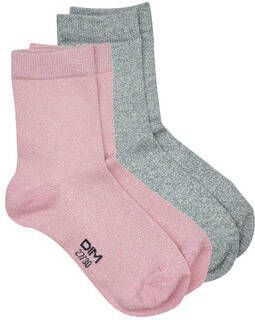 Dim Sokken COTON STYLE ALL OVER LUREX FILLE PACK X2