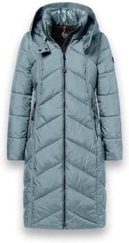 District gewatteerde jas blauw