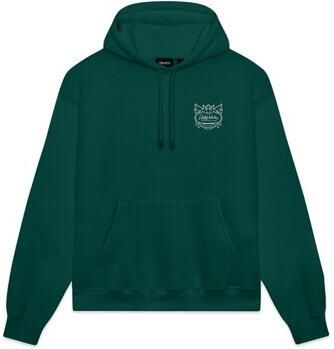 Dolly Noire Fleece Jack Ganesha Outline Hoodie Teal