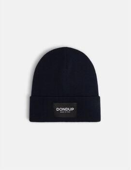 Dondup Blauwe Wolmix Beanie Blue Heren