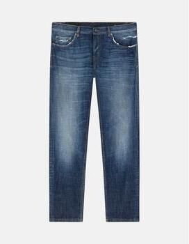 Dondup Slim Fit Destroyed Jeans Dian Blue Heren