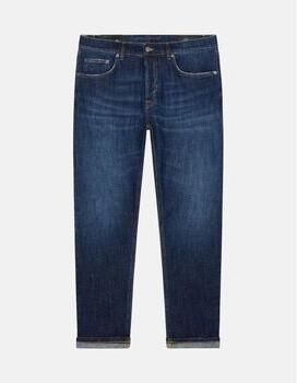 Dondup Gewassen Denim George Broek Blue Heren