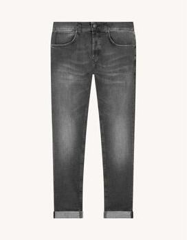 Dondup Zwarte Jeans met Verborgen Rits Black Heren - Foto 2