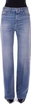 Dondup Lichtblauwe Wide Leg Dames Jeans Blue Dames