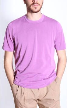 Drumohr Sweater T-Shirt Maglia Frosted Lilla