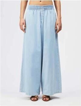Drykorn wide fit stoffen broek in denim-look model 'Ceiling' - Foto 3