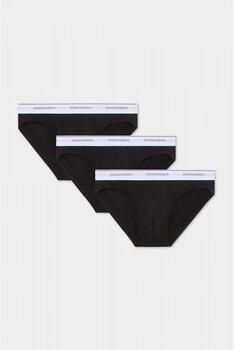 Dsquared Boxers DCX300060 3-PACK BRIEF-001 BLACK