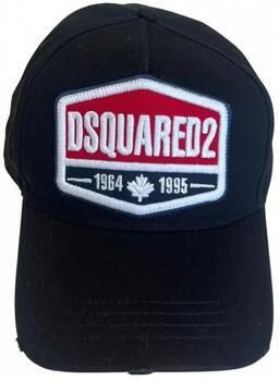 Dsquared2 Zwarte Hoed met Logo en Esdoornbladprint Black Heren - Foto 6
