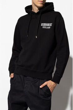 Dsquared2 Zwarte katoenen sweatshirt met capuchon Black - Foto 5