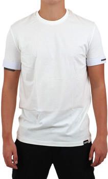 Dsquared2 Witte Katoenen en Elastaan Heren T-Shirt White Heren