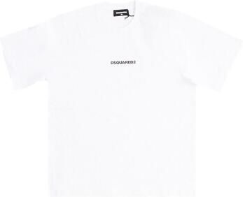 Dsquared2 Wit T-shirt met Korte Mouwen en Logo Print White - Foto 4