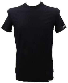 Dsquared2 Zwarte Ronde Hals T-shirts en Polos Black Heren