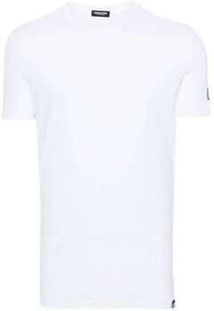 Dsquared2 T-shirt met logo White Heren