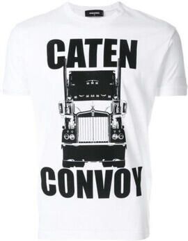 Dsquared2 Bedrukt katoenen T-shirt Update voor je casual garderobe White Heren - Foto 2
