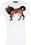 Dsquared2 Wit Katoenen T-Shirt Lange Coole Pasorm White Heren - Thumbnail 1