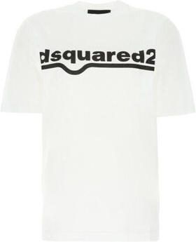 Dsquared2 Wit Katoenen T-Shirt Gemaakt in Italië White Heren
