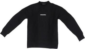 Dsquared2 Zwarte Crewneck Trui Minimalistische Stijl Black - Foto 4