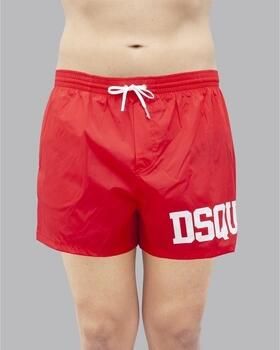 Dsquared2 Rode zee grafische zwembroek Red Heren