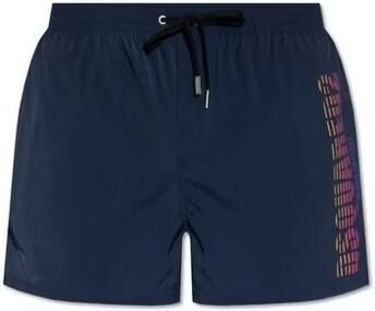 Dsquared2 Navy Blue Zwemkleding Blue Heren