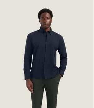 Dstrezzed Overhemd Lange Mouw Jayden Shirt Dark Navy