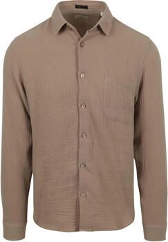 Dstrezzed Overhemd Lange Mouw Overhemd Axton Taupe