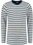 Dstrezzed Sweater Trui Strepen Donkerblauw - Thumbnail 1