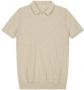 Dstrezzed Melange Slub Polo Pullover Beige Heren - Thumbnail 2