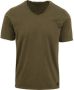 DSTREZZED Heren Polo's & T-shirts Stewart Organic Slub Jersey Groen - Thumbnail 2
