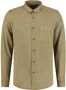 Dstrezzed Overhemd Lange Mouw Overhemd Garment Dyed Tencel Khaki - Thumbnail 1