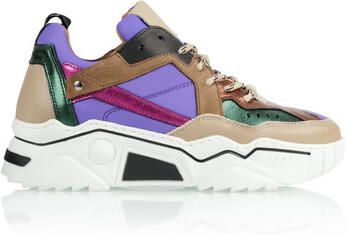 Dwars Broek Pluto Purple Beige J5217-34 3335