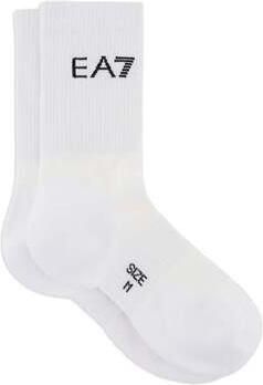 Ea7 Emporio Armani Socks Tennis Pro Ankle Socks White Black