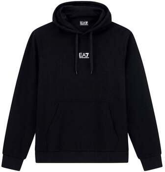 Ea7 Emporio Armani Sweater Core Identity Hooded Sweatshirt Black
