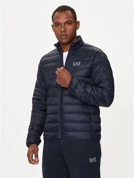 EA7 Emporio Armani Donsjack met labelprint model 'TRAIN CORE'