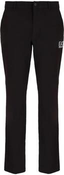 Emporio Armani EA7 Zwarte Casual Broek Black Heren