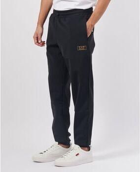 Emporio Armani EA7 Sportieve Zwarte Broek met Logo Black Heren