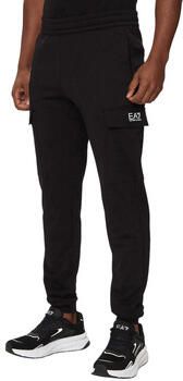 Emporio Armani EA7 Zwarte katoenen broek met meerdere zakken Black Heren - Foto 12