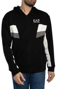 Emporio Armani EA7 Capuchon sweaters Logo Jersey Zip Hoodie