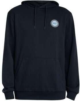 Emporio Armani EA7 Capuchon sweaters Pullover hoodie met logopatch