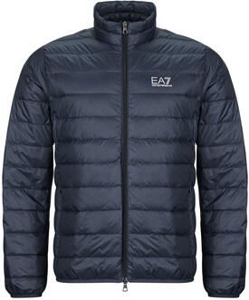 EA7 Emporio Armani Donsjack met labelprint model 'TRAIN CORE'