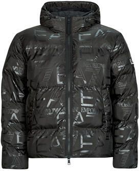 Emporio Armani EA7 Donsjas MOUNTAIN M POLY DOWN HOODED JACKET LOGO REPEAT MOUNTAIN M POLY