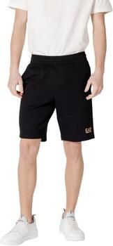 Emporio Armani EA7 Korte Broek Sweatshorts met logo op de benen - Foto 4